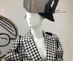 Künstlerevent im belgischen Viertel 2018 in Köln, Vorabausstellung von Michelle Elie vor der Präsentation der Kollektionsteile von Comme des Garcons im Museum Angewandte Kunst Frankfurt.